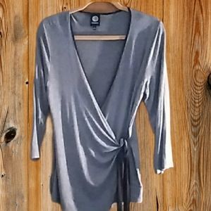 NWOT Bobeau faux wrap top
